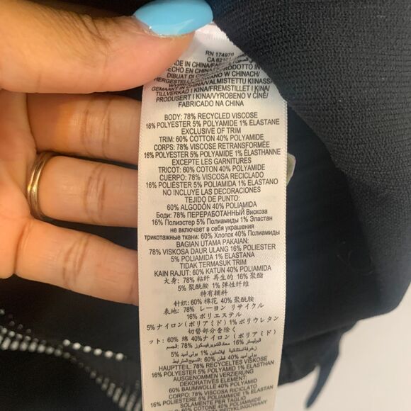 Herve Leger Julia Restoin Roitfeld Black Mesh Panel Bandage Dress Size Large - Picture 6 of 10